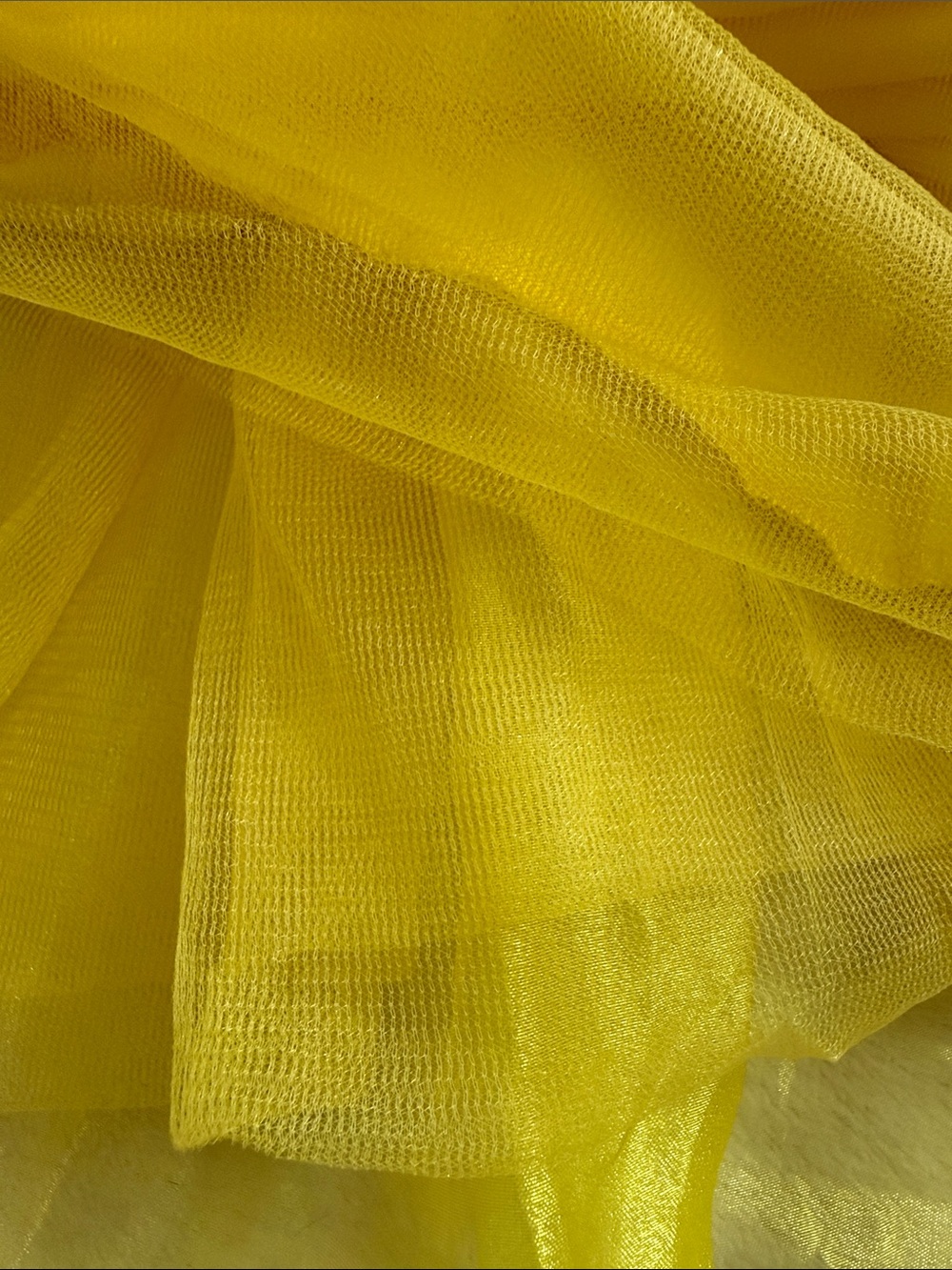 Leg Avenue Yellow Organza Babydoll Dress Small/P Fairy Halloween Costume NIP - Picture 7 of 9